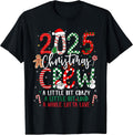Christmas Crew 2025 Family Christmas Xmas Pajamas Matching T-Shirt