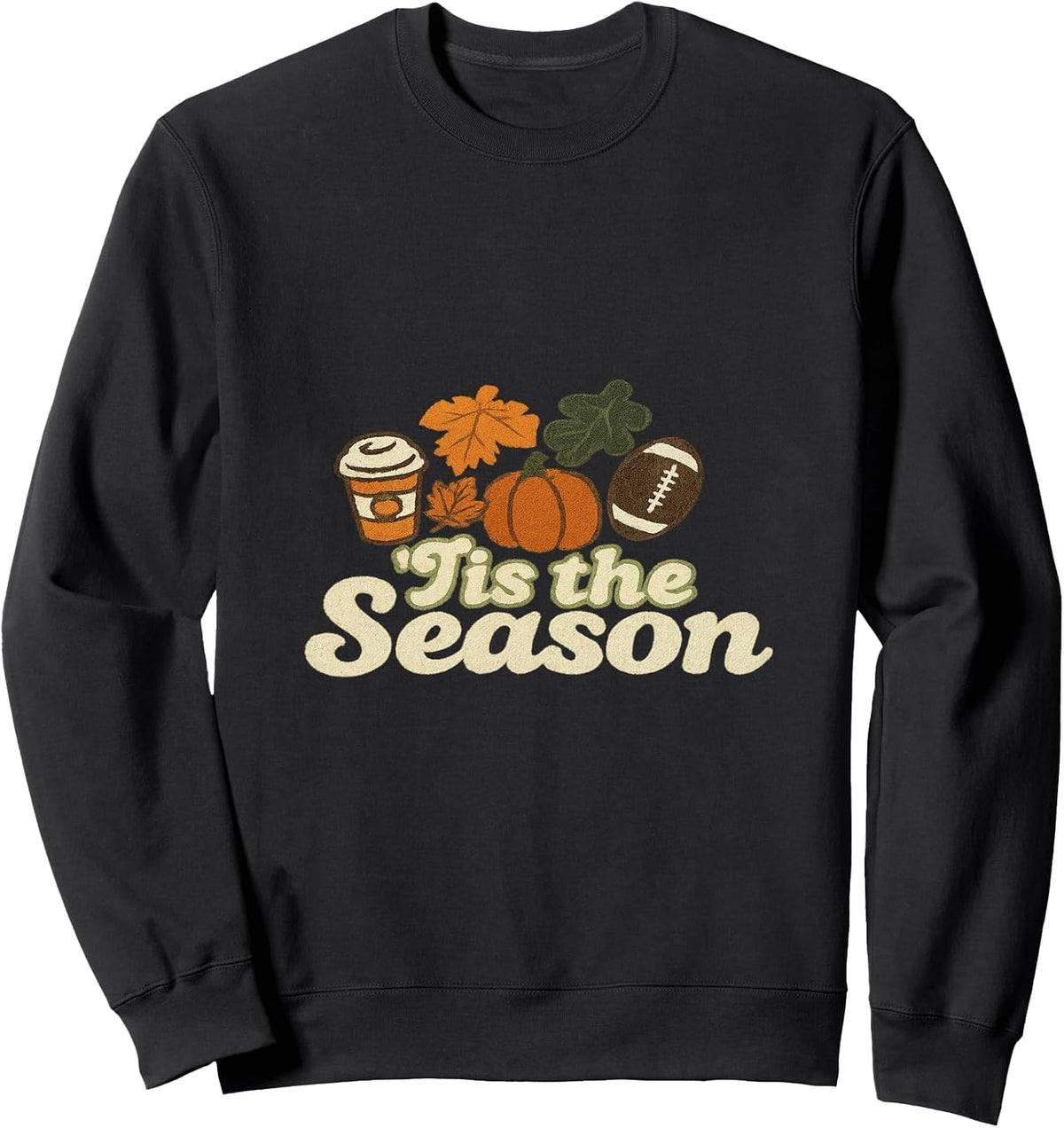 Cozy Autumn Vibes | Fall Coffee Pumpkin Season Graphic Sweatshirt