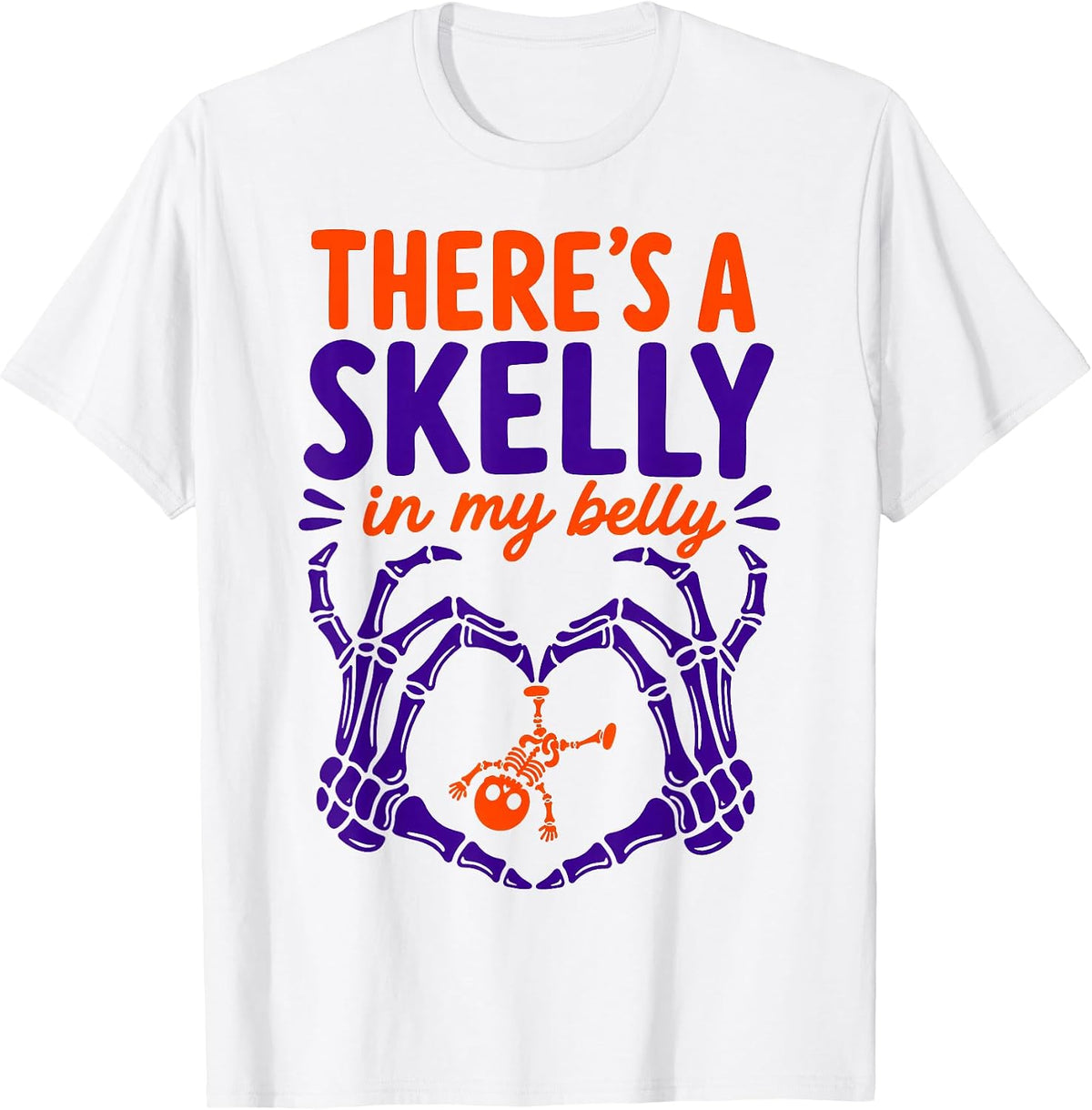 Funny Spooky Pregnant Mama Halloween Pregnancy Announcement T-Shirt