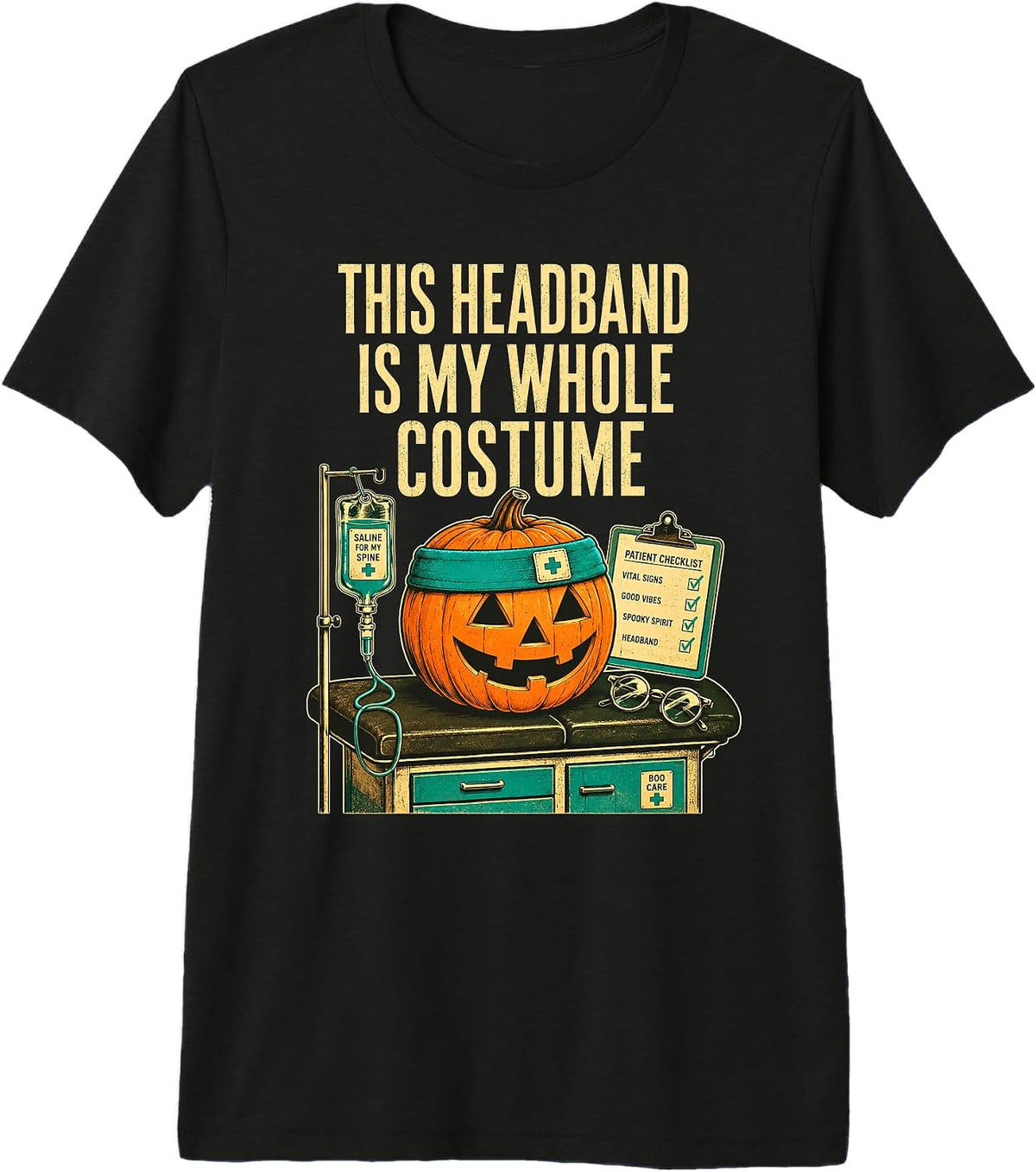 Halloween Nurse Nursing Crew Healthcare Medical Scrub Premium Tri-Blend T-Shirt
