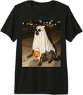 Ghost Costume Hound Dog Trick Or Treat Funny Halloween Meme Premium Tri-Blend T-Shirt