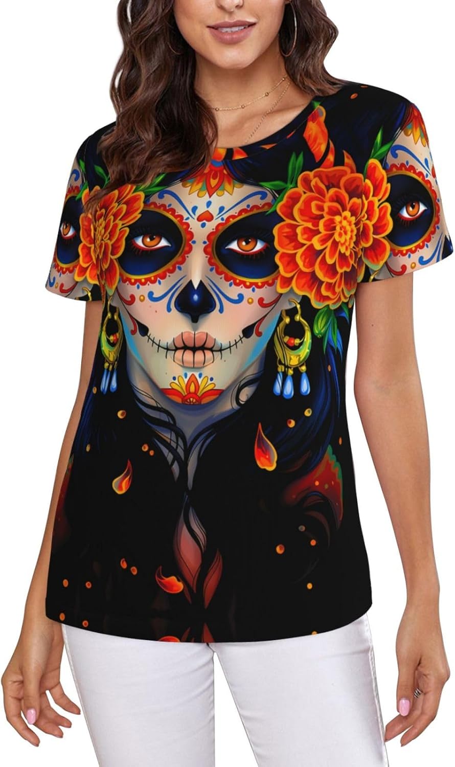 T-Shirt Short Sleeve Tees Casual Shirts for Women