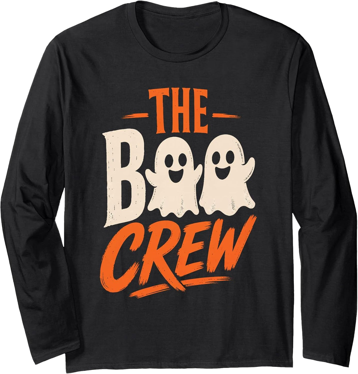 Halloween Family The Boo Crew Ghost Matching Group Long Sleeve T-Shirt