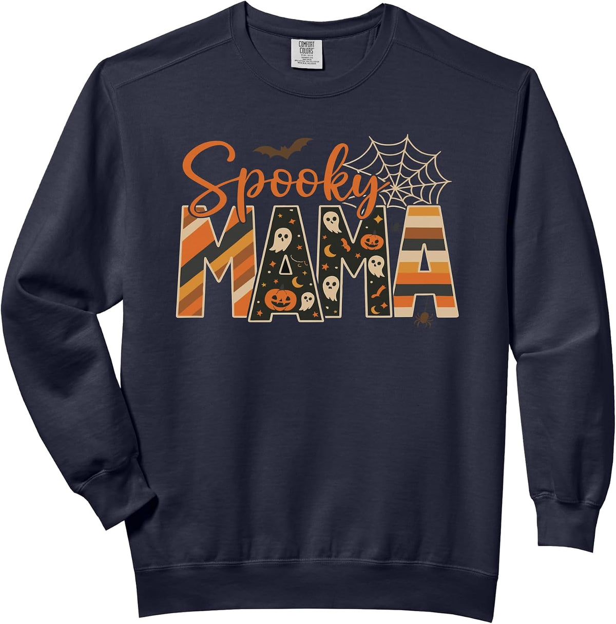 Spooky Mama Halloween Funny Mom Halloween Tees
