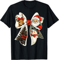 Christmas Coquette Cute Bow Vintage Festive Christmas T-Shirt