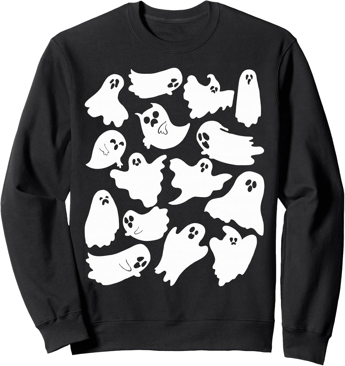 Cute Spooky Ghosts Silhouettes Kids Halloween Sweatshirt