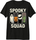Spooky Squad Retro Comic Book Halftone Halloween Premium Tri-Blend T-Shirt
