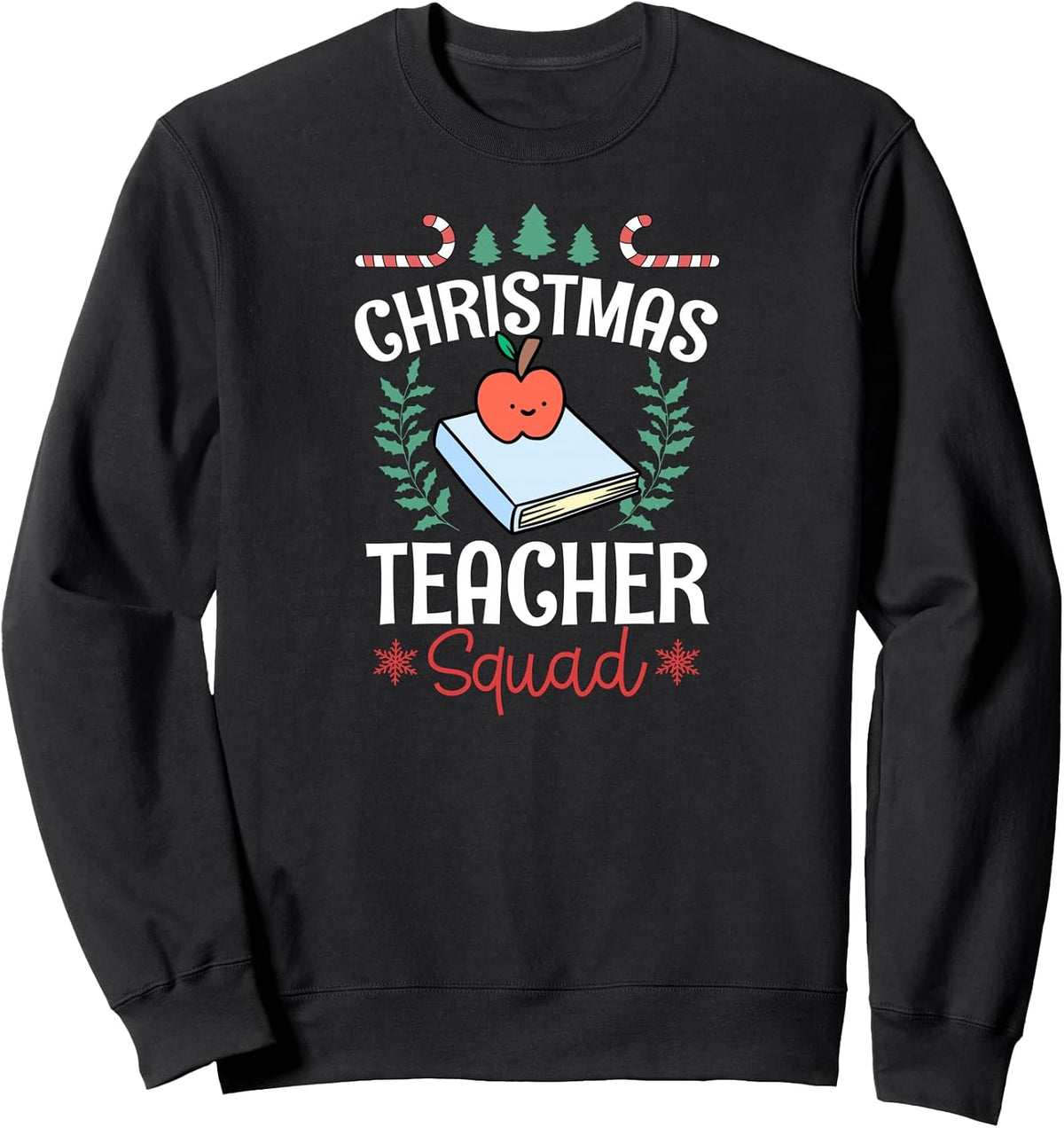 Christmas Teacher Squad Matching Family X-Mas Crew Team Sweatshirt