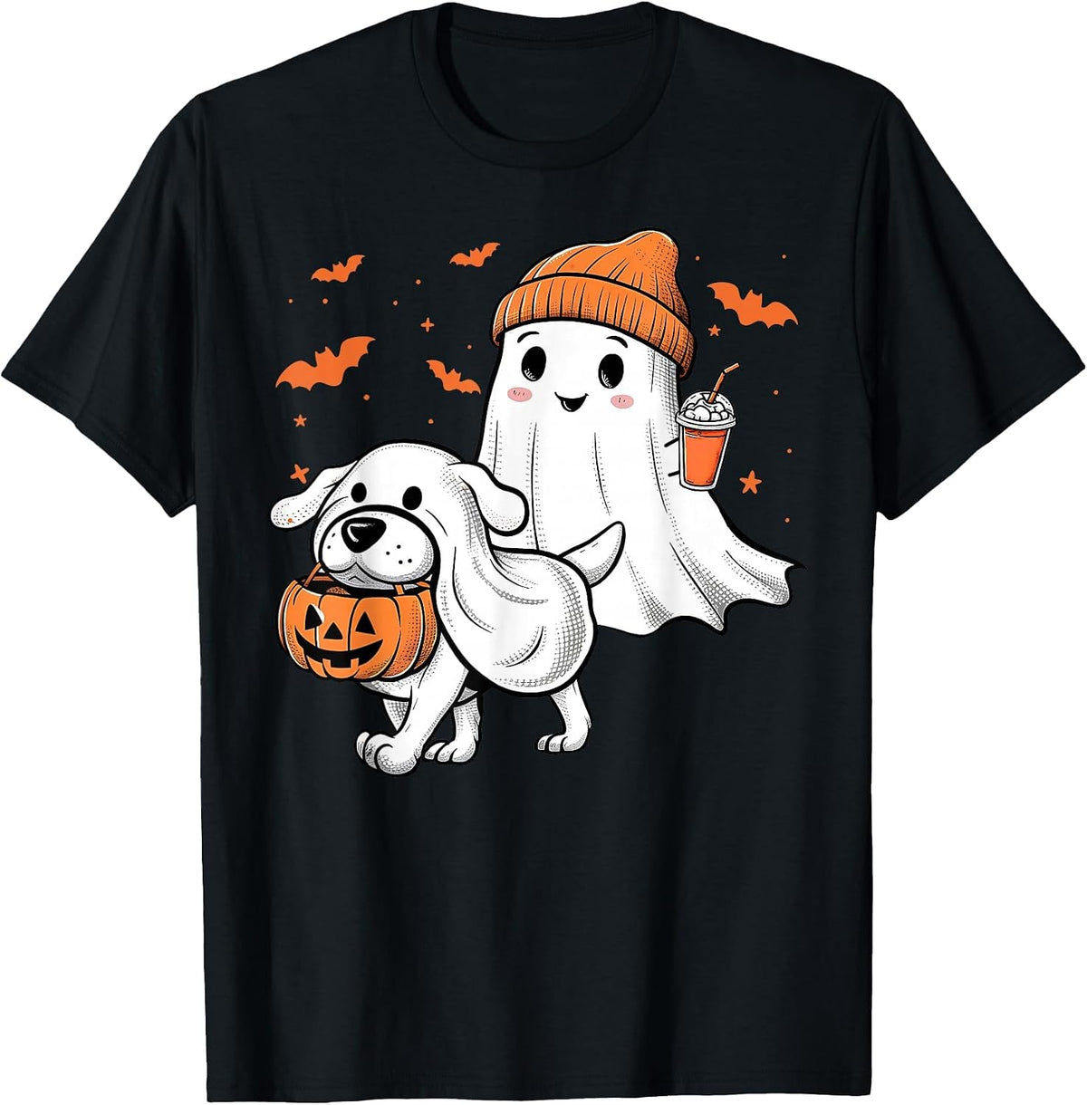 Coquette Bow Cute Ghost Walking Dog Mat