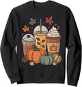 Pumpkin Spice Season Autumn Coffee Aesthetic Sweatshirt