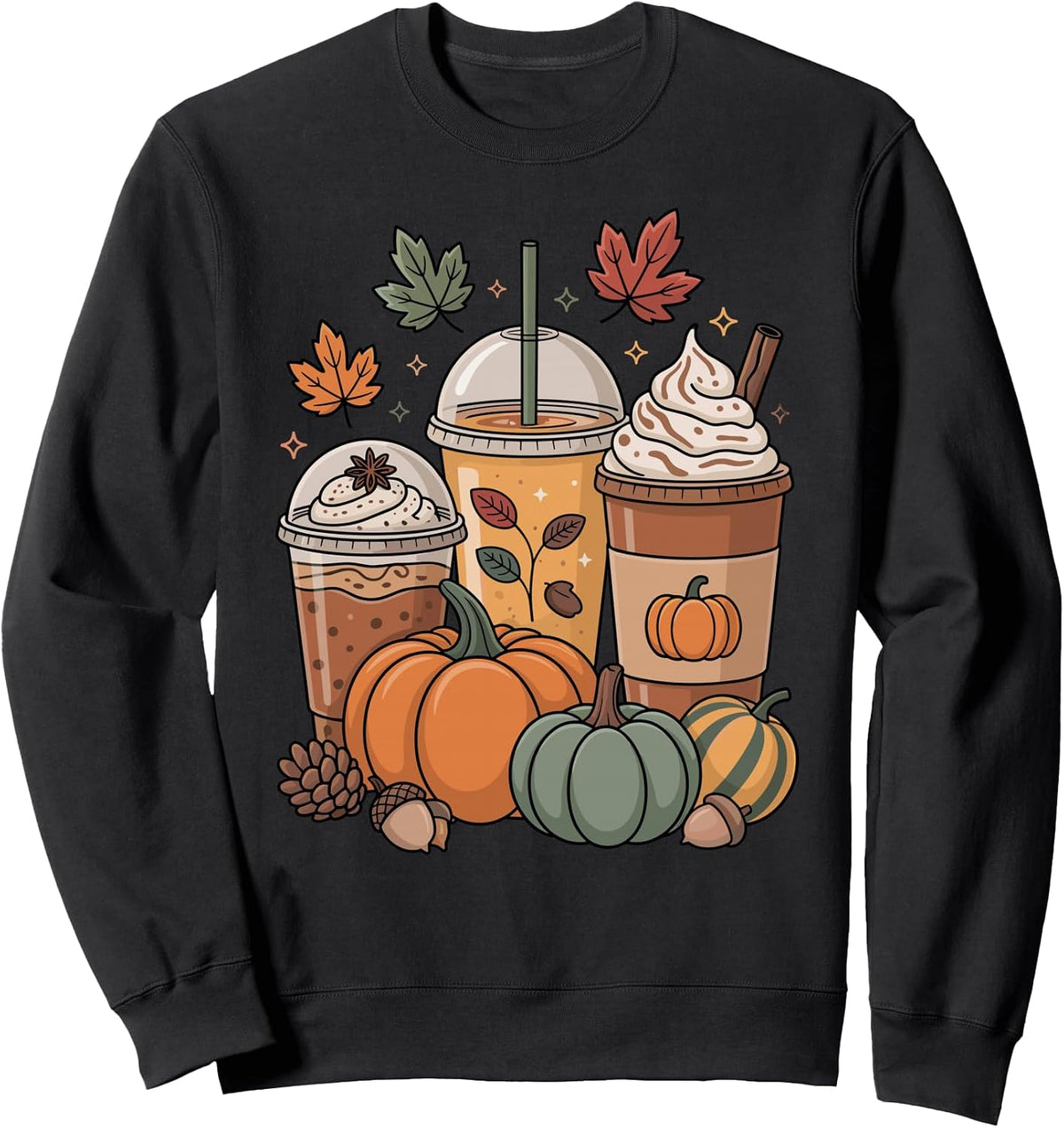 Pumpkin Spice Season Autumn Coffee Aesthetic Sweatshirt