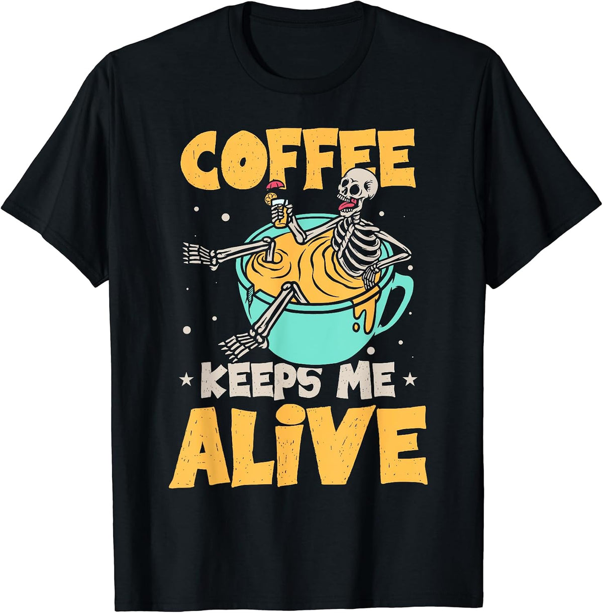 Cafe Skeleton Coffee Clothing