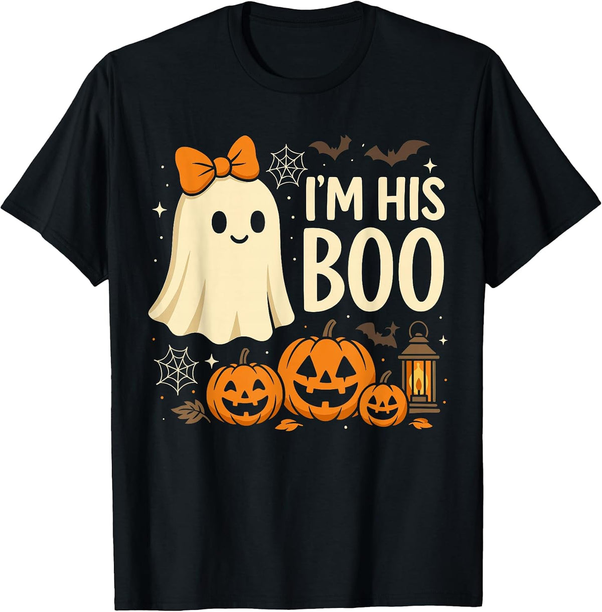 Halloween His and Hers Matching Outfits, Ghost I'm His Boo T-Shirt