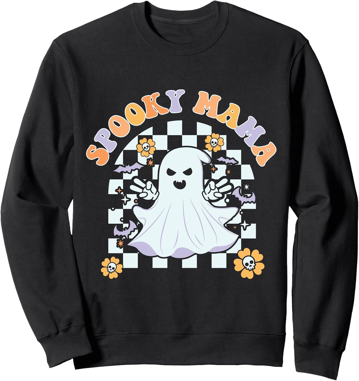 Spooky Mama: Sassy Ghost Halloween T-Shirt Sweatshirt