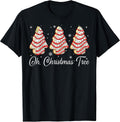 Christmas Tree Cake Cookie Baking Girls Women Kids Ugly Xmas T-Shirt