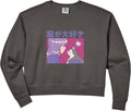 Womens Anime Cat Anime Stuff. Japan Japanese Anime Girl Anime Cats Comfort Colors Crop Sweatshirt