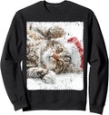 Xmas Cat Christmas Novelty Graphic Sweatshirt
