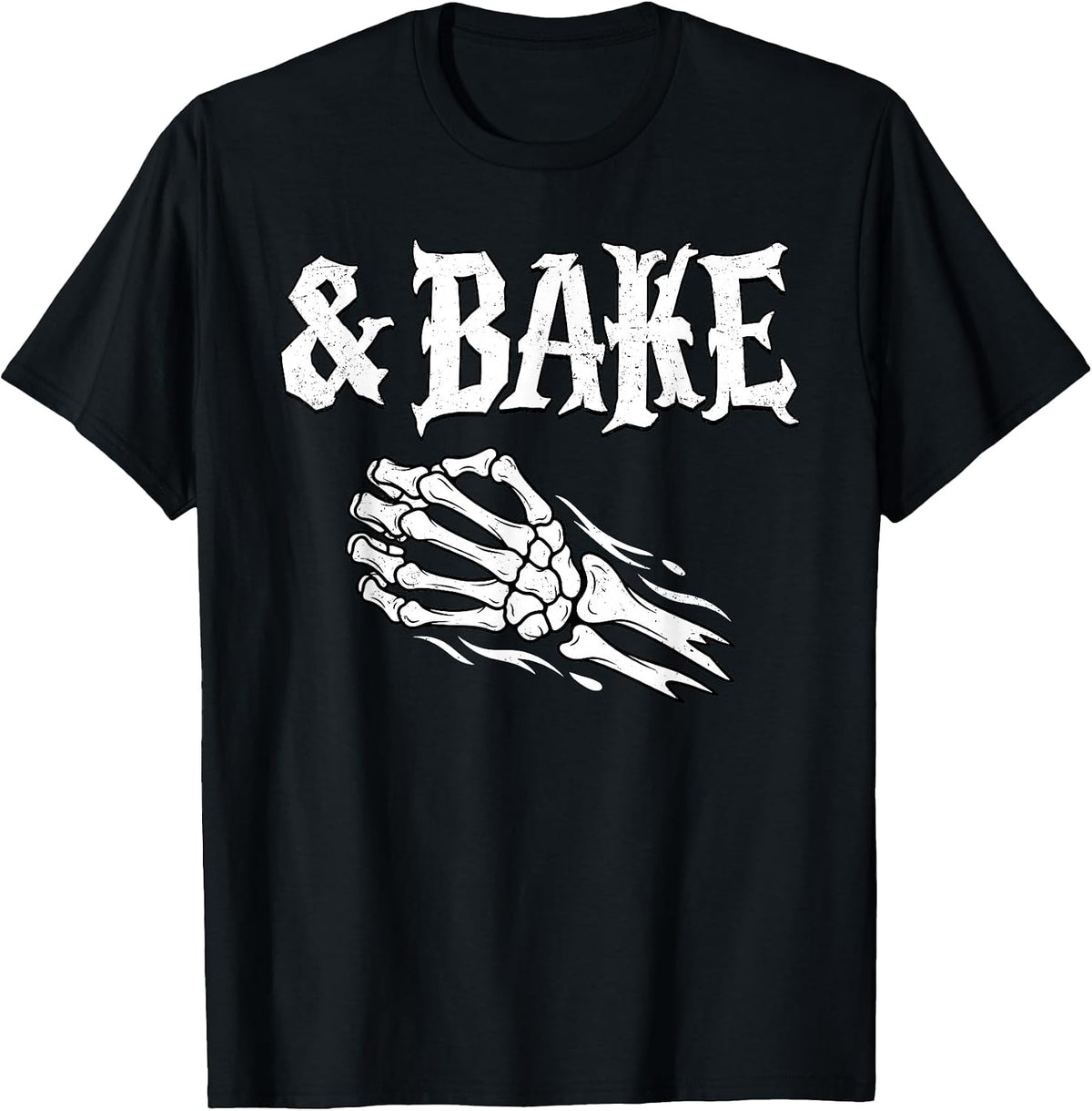 Funny Shake and Bake Skeleton Halloween Couple Matching T-Shirt