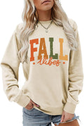Women's Fall Vibes Sweatshirt Cozy Season Long Sleeve Crewneck