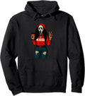 Horror Punk Spooky Mama – Funny Ghost Coffee Lover Halloween Pullover Hoodie