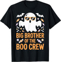 Big Brother of The Boo Crew Scary Ghost Sibling Matching T-Shirt