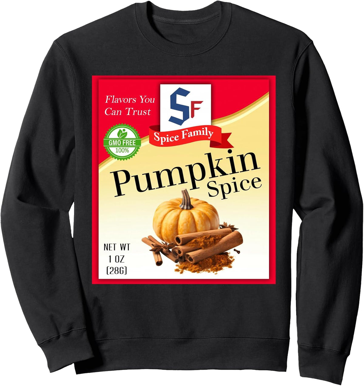Pumpkin Spice Group Costume Family Matching Outfit Sweatshirt