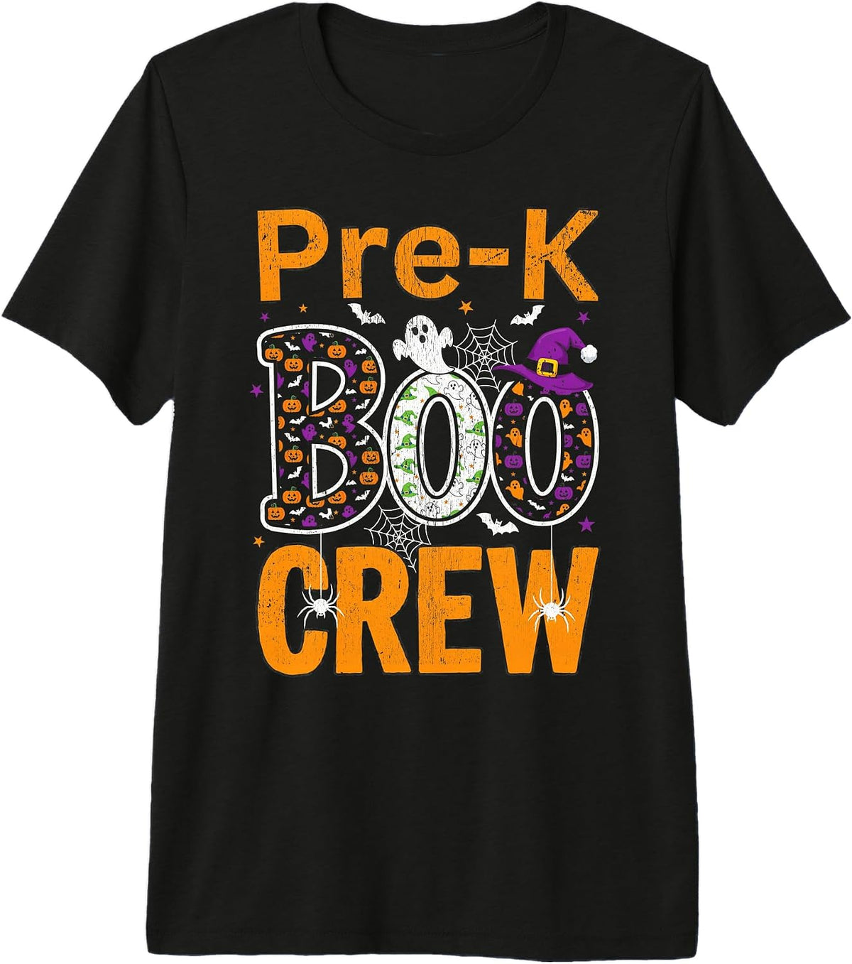 Halloween Pre-K Boo Crew Outfit for Spooky Season Funny Kids Premium Tri-Blend T-Shirt