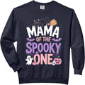 Mama Of The Spooky One For Creepy Season Moms Comfort Colors Adult Sweatshirt