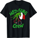 Retro Med-surg Crew Nurse Stethoscope Christmas Xmas Nursing T-Shirt