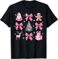 Cute Coquette y2k Pink Bow Tee