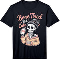 Bone Tired But Cute Skeleton Coffee Sipper Performance T-Shirt