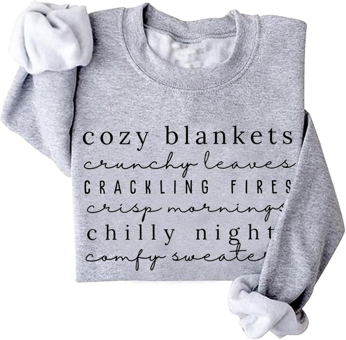 Fall Cozy Sweatshirt Cozy Season Sweatshirt Crewneck Oversized Fall Sweatshirts