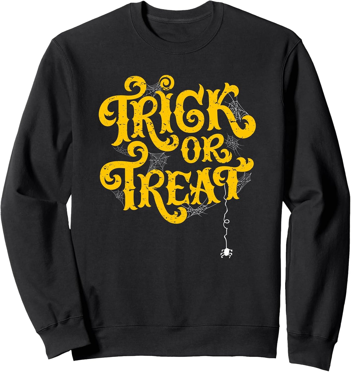 Retro Trick or Treat Halloween Vintage Style Graphic Sweatshirt
