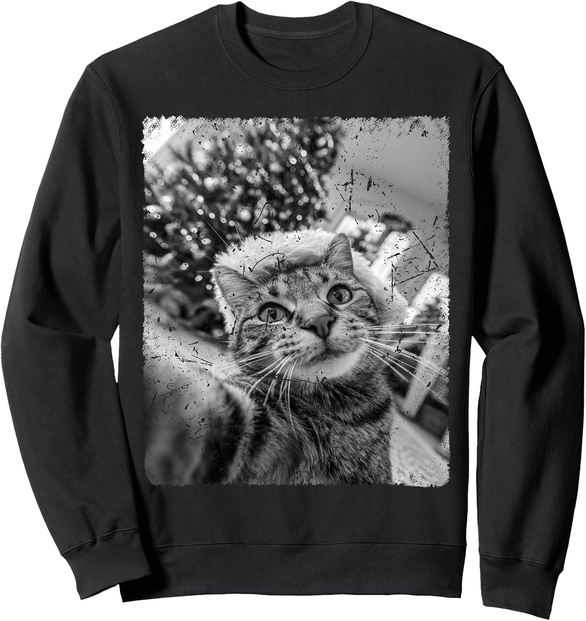 Merry Christmas Cat Meme Sweatshirt