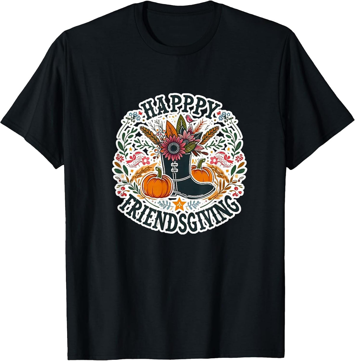 Friendsgiving Shirt Women Pumpkin Friendsgiving T-Shirt