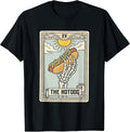 Hot Dog Bun Tarot Card Hotdog Lover Skeleton Hand Women T-Shirt