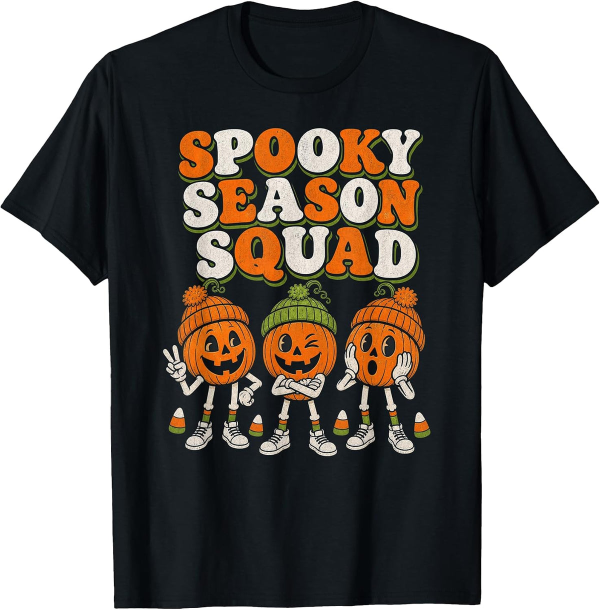 Halloween Spooky Season Squad Pumpkins T-Shirt