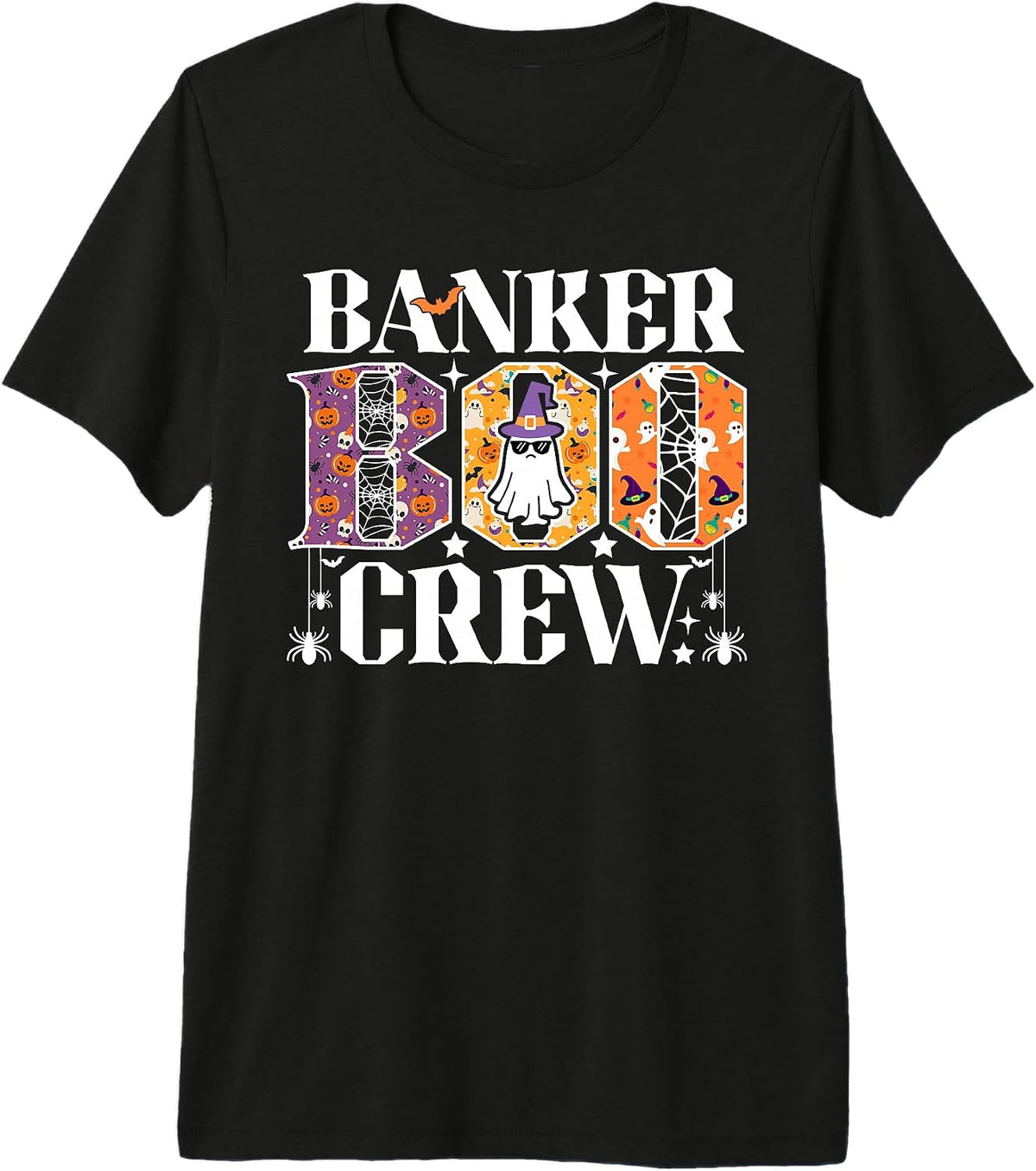 Banker Boo Crew Funny Ghost Halloween Costume Premium Tri-Blend T-Shirt