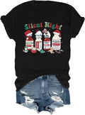 Silent Night Christmas Nurse T-Shirt – Funny Xmas Nurse Squad Shirts for Women Tee