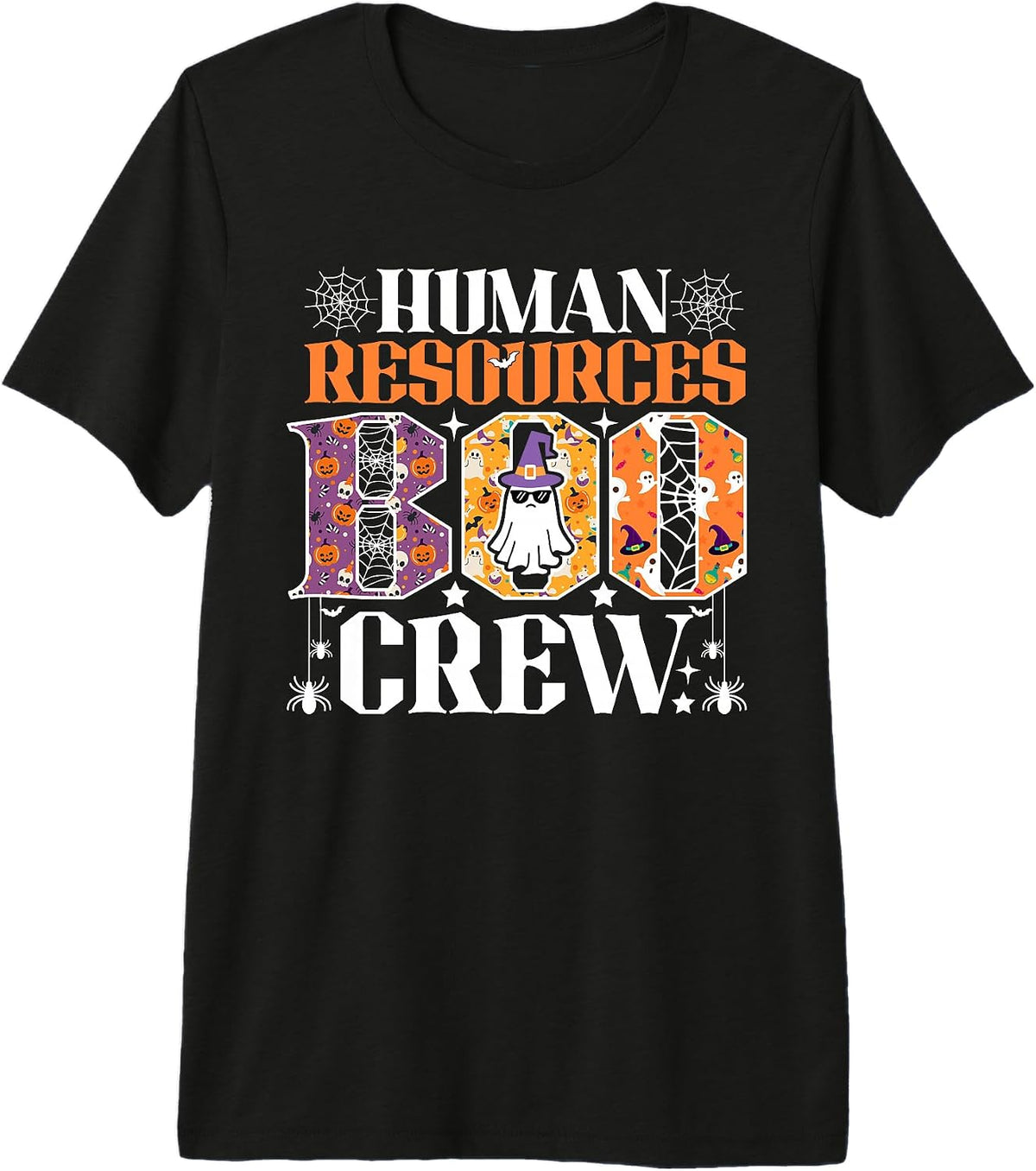 Human Resources Boo Crew Funny Ghost Halloween Costume Premium Tri-Blend T-Shirt