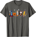Spooky School Supplies Cute Halloween Teacher Pumpkin T-Shirt