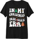 Cute Groovy In My Christmas Tree Cake Era Premium Tri-blend T-Shirt