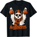 Halloween Pumpkin Ghost Funny Halloween Meme T-Shirt