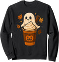 Pumpkin Spice Ghost Coffee Sweatshirt