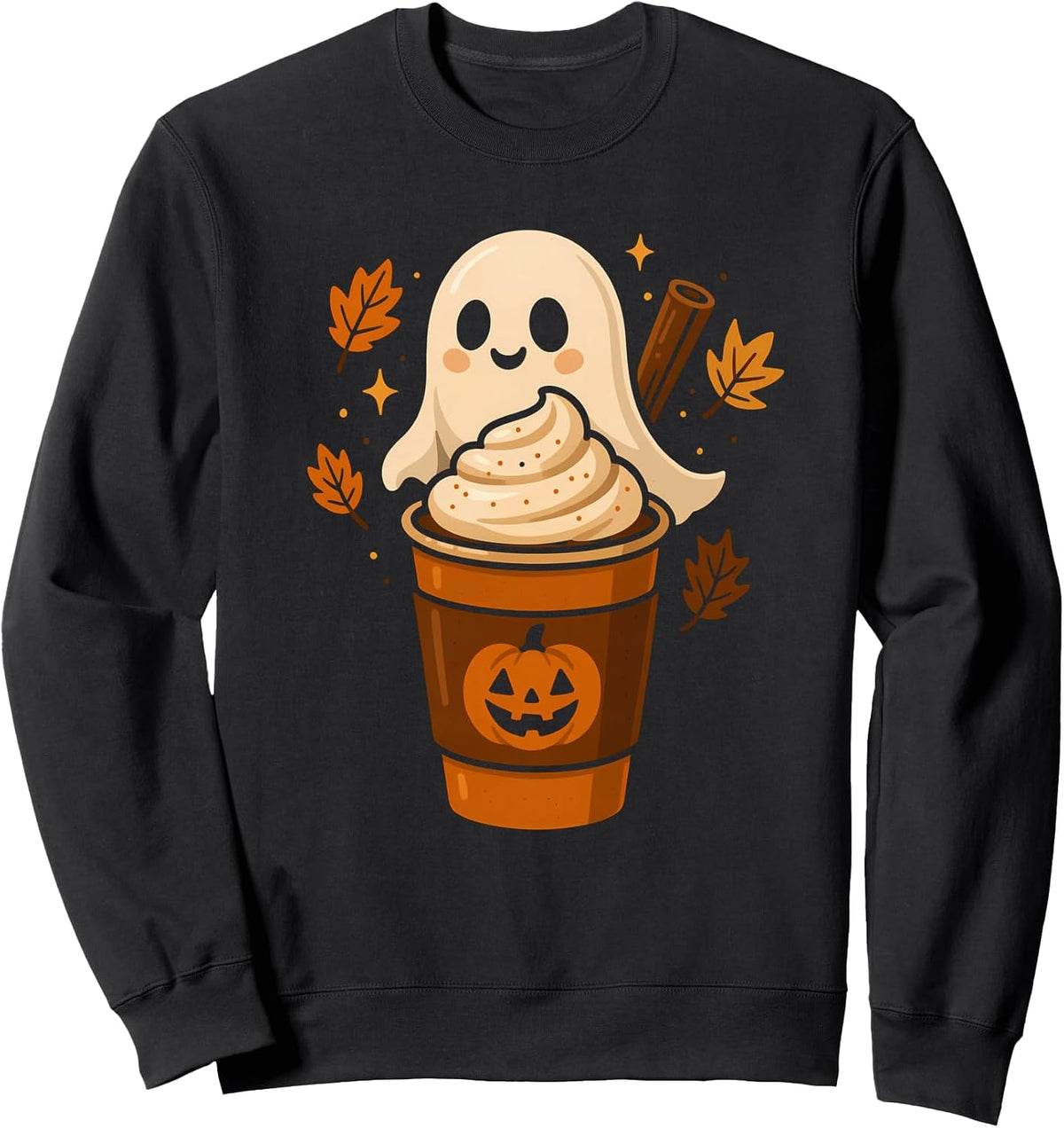 Pumpkin Spice Ghost Coffee Sweatshirt