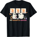 Halloween Science Teacher Boo Ghost The Element of Surprise T-Shirt