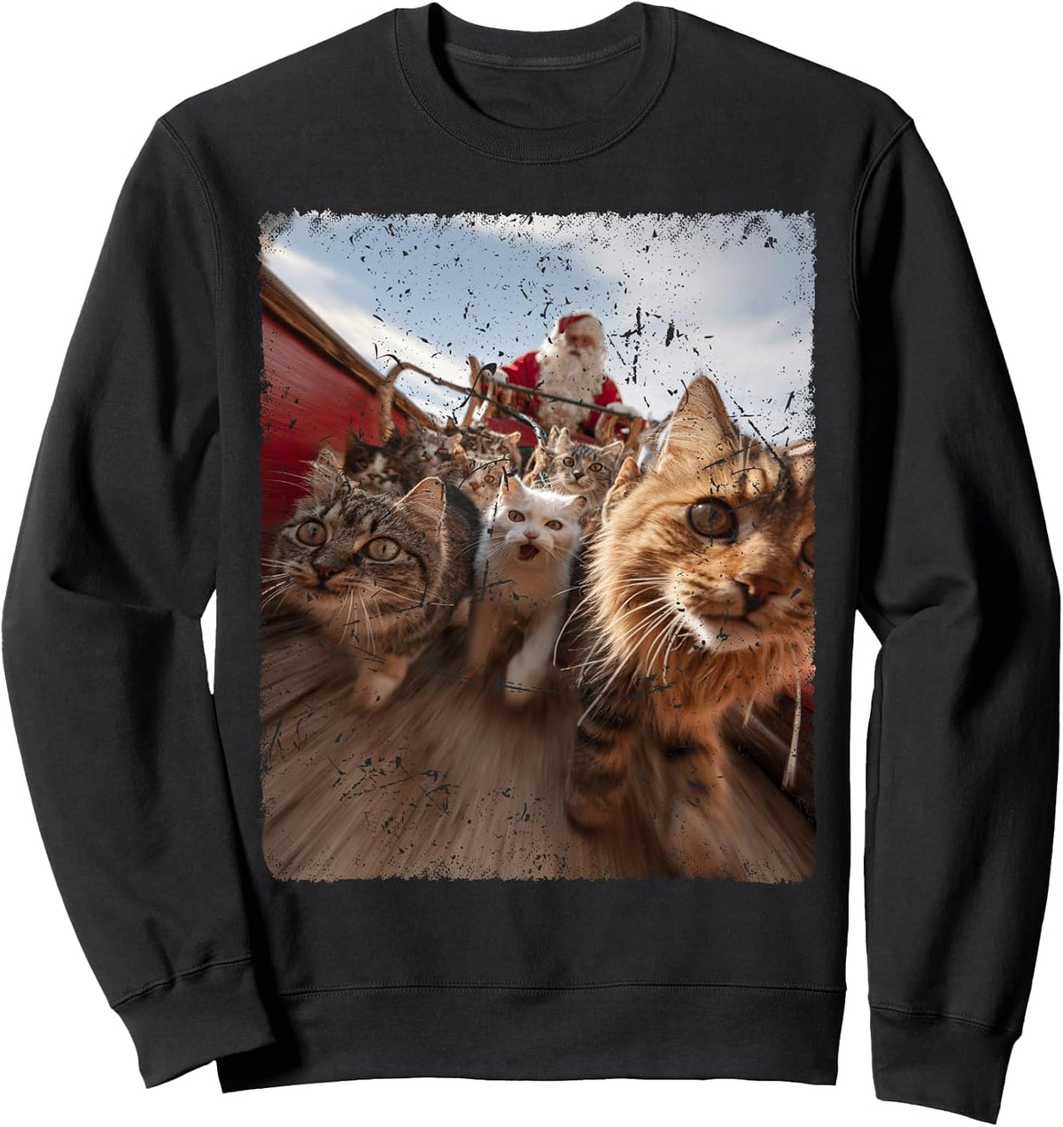 Merry Christmas Cats Sweatshirt