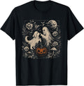Funny Halloween Boo-p Ghost Dog T-Shirt