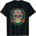 Dia De Los Muertos Costume Day of The Dead Sugar Skull T-Shirt
