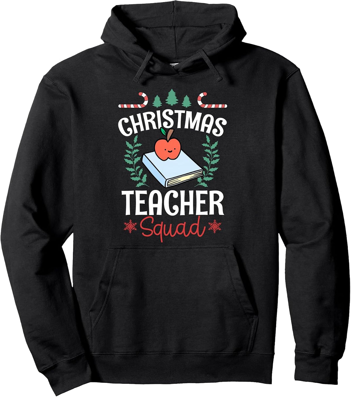 Christmas Teacher Squad Matching Family X-Mas Crew Team Pullover Hoodie